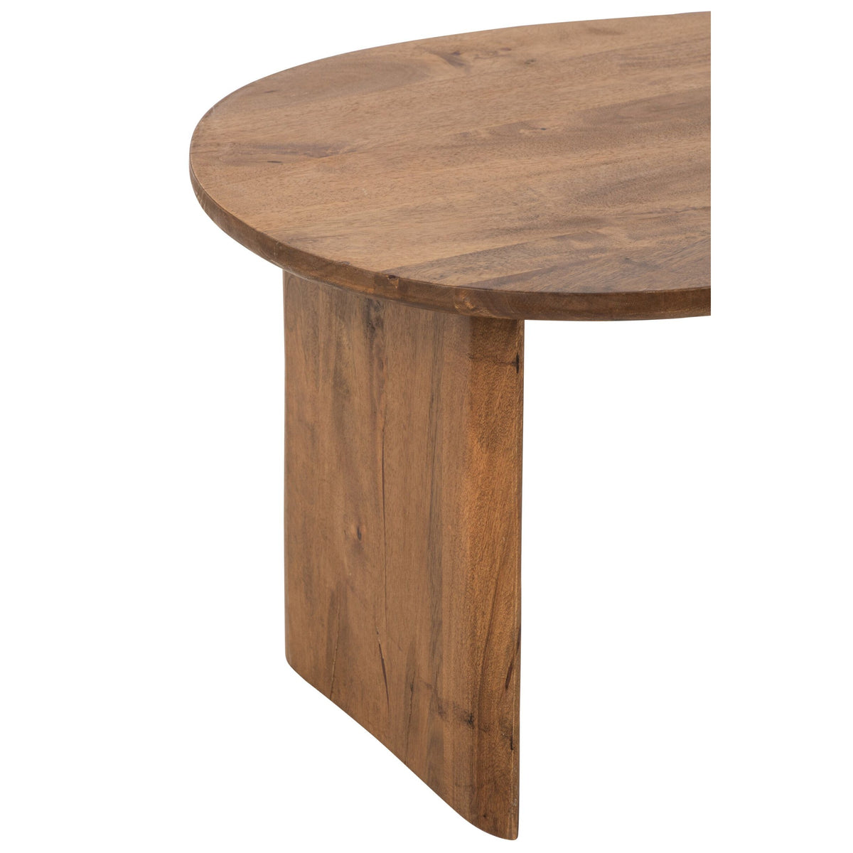 Tables basses en bois de manguier naturel, lot de 2, J-Line