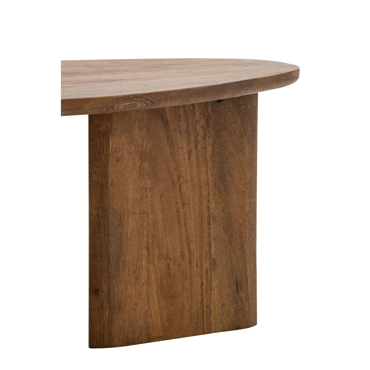 Tables basses en bois de manguier naturel, lot de 2, J-Line