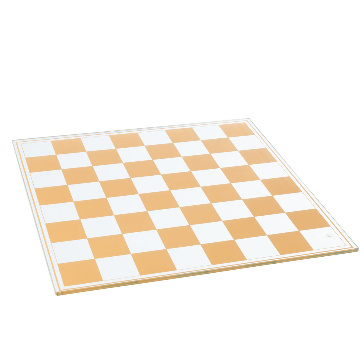 Jeu d’échecs en verre et polyrésine multicolore J-Line