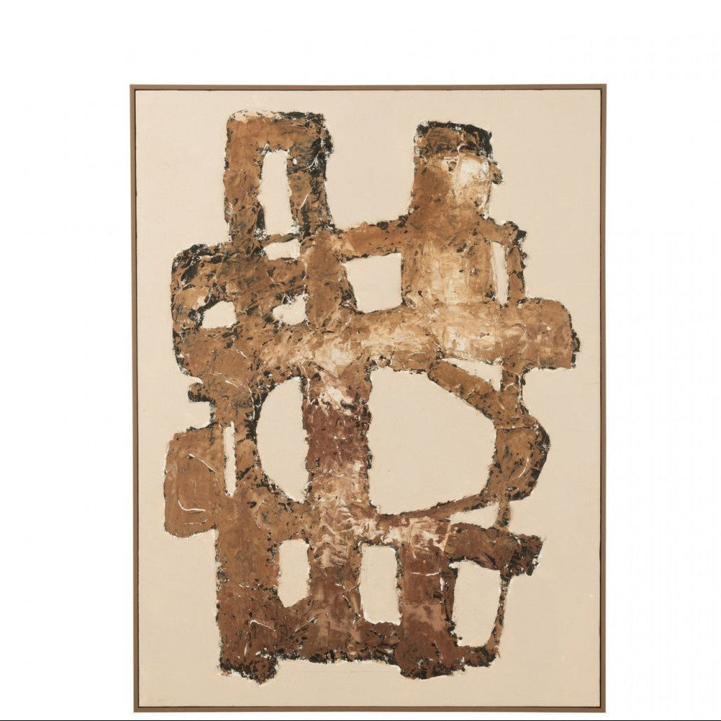 Tableau Vot Mix Toile/Bois de pin J-Line