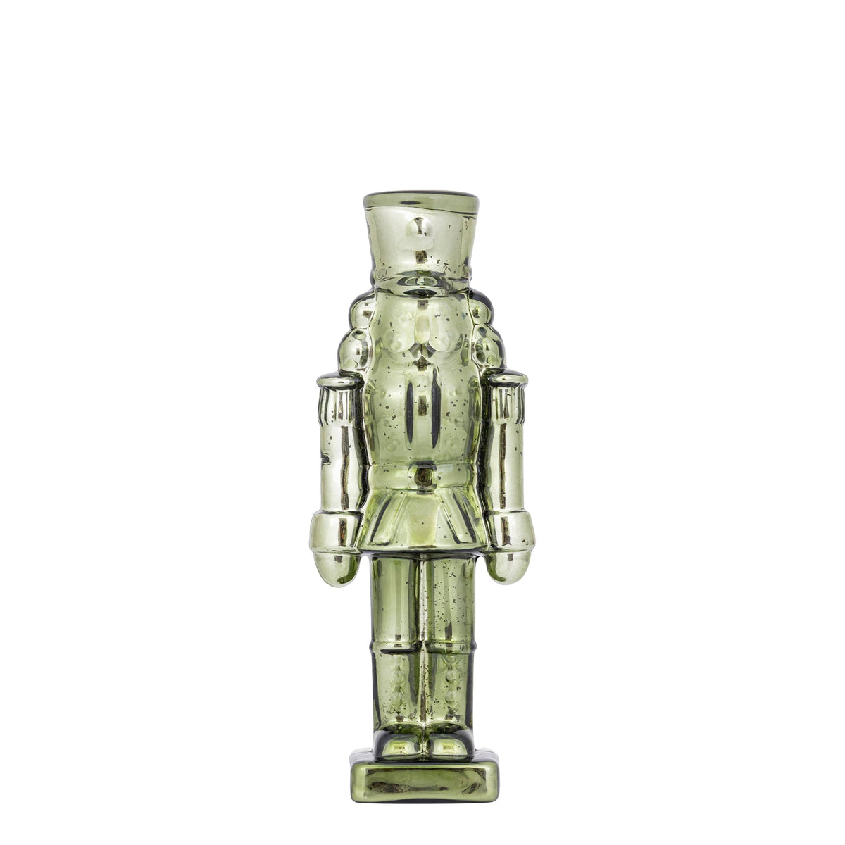 Set Van 2 Breyen Notenkrakers Glas Groen van PTMD, Breyen Notenkraker Medium uit de set los op witte achtergrond