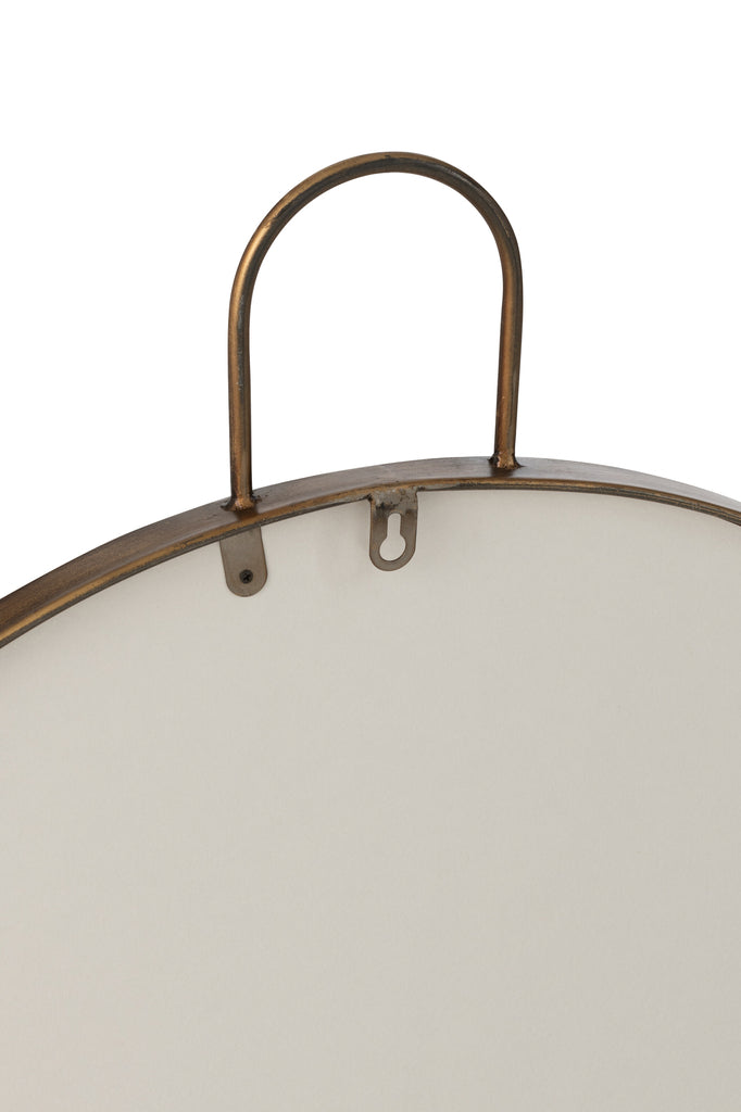 Spiegel Anto Mdf/Spiegel Goud Small 60.5 x 71 cm - Spiegel - J-Line - livinglovely.nl