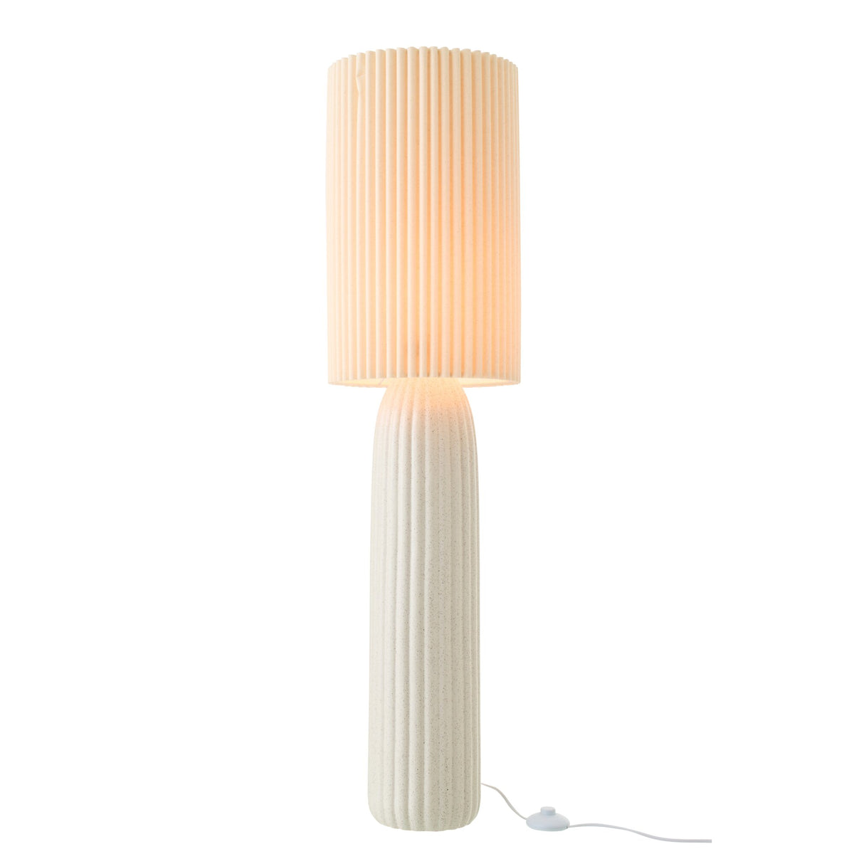 Lampadaire Esmee Céramique Blanc Cassé Large Ligne J