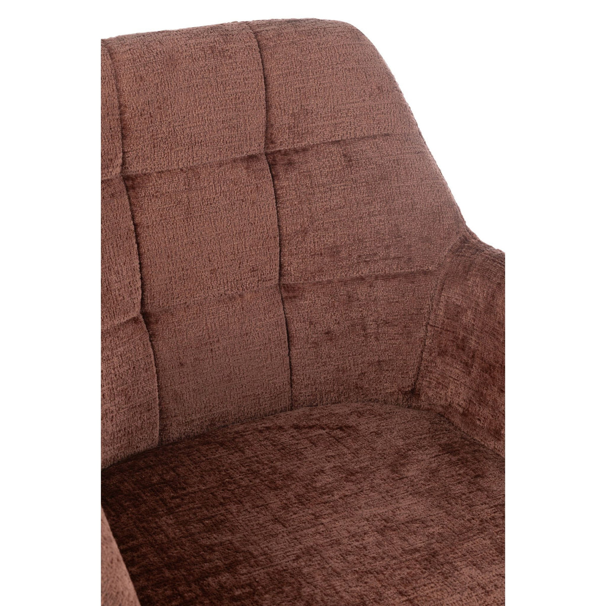 Chaise Louna Fer/Acrylique Marron J-Line