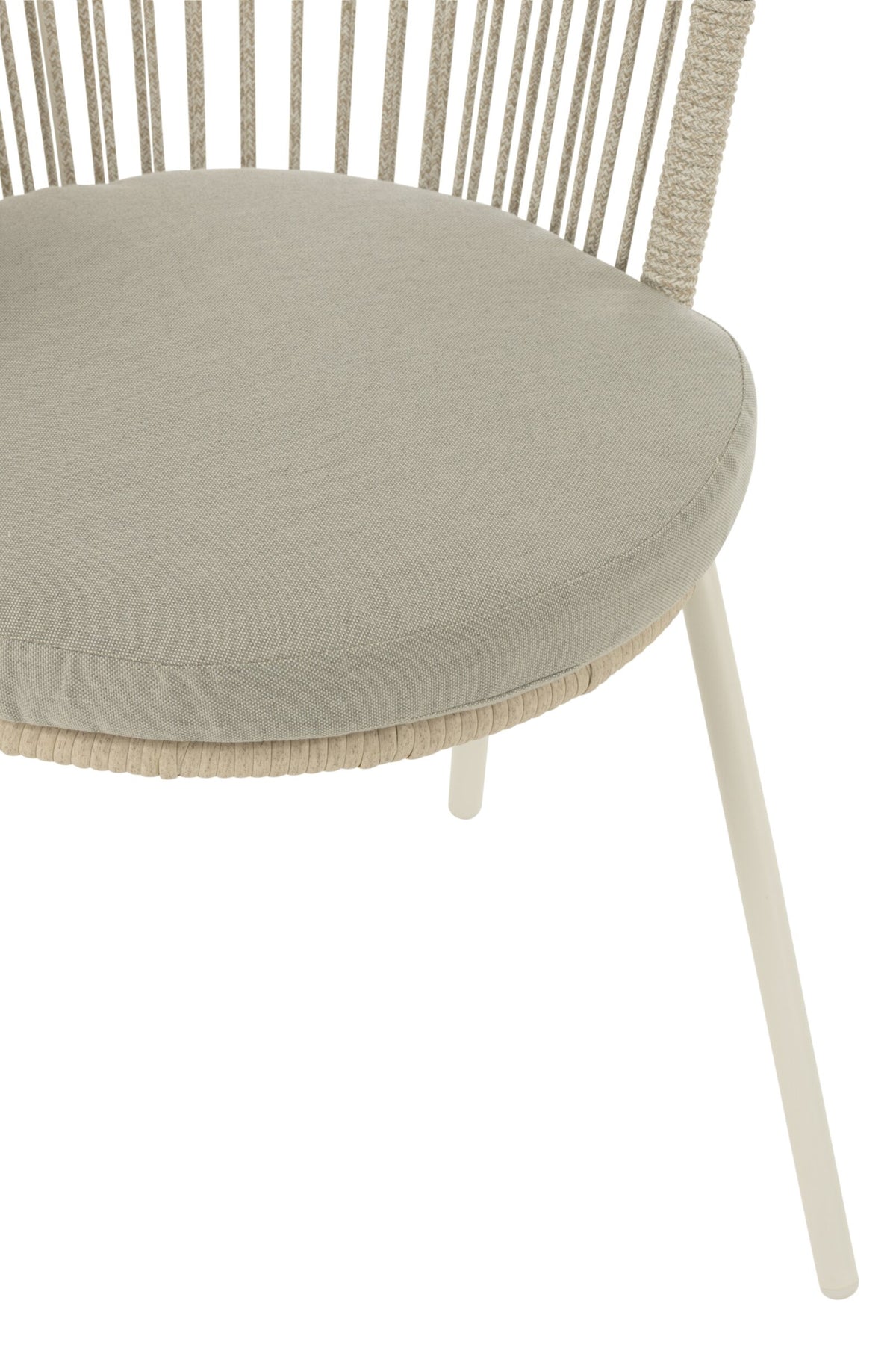 Chaise Toa Métal/Corde Grise J-Line