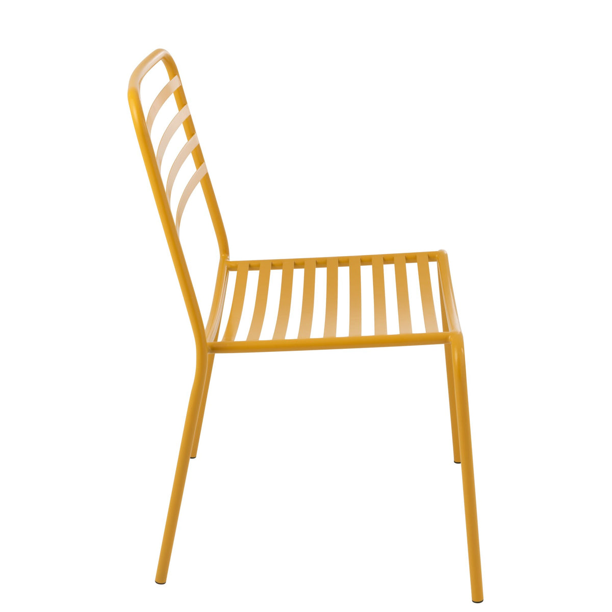 Chaise de jardin Métal Jaune J-Line
