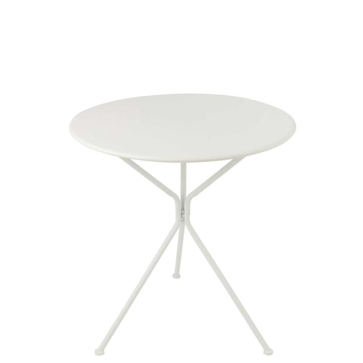 Table de jardin Tripod Ronde Métal Blanc Large J-Line
