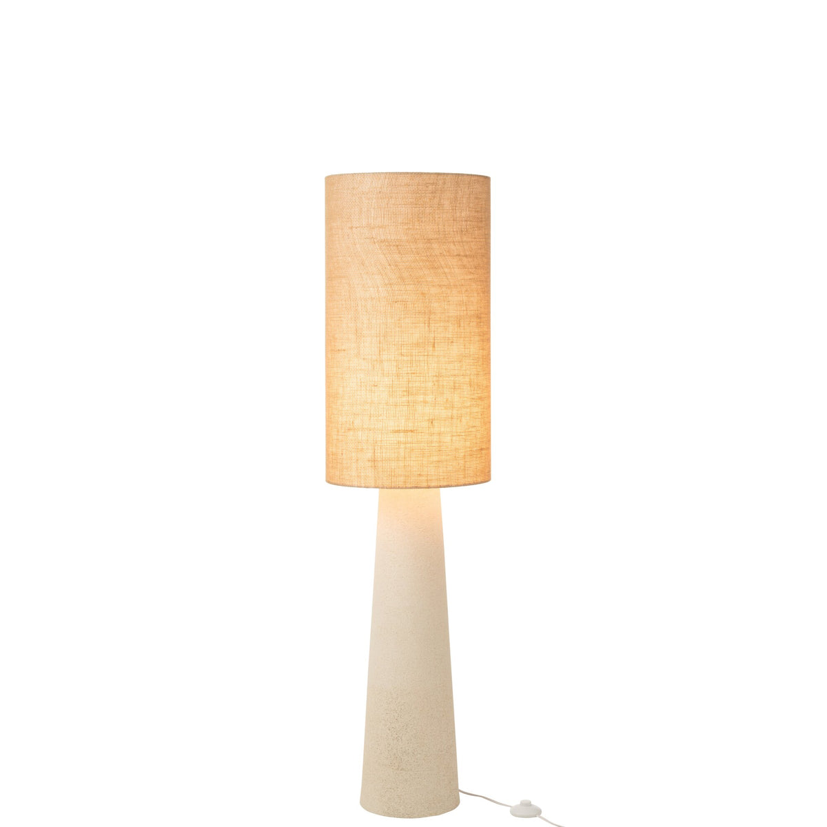 Lampadaire Ava Fibre de verre/Jute Naturel Petit H140cm J-Line