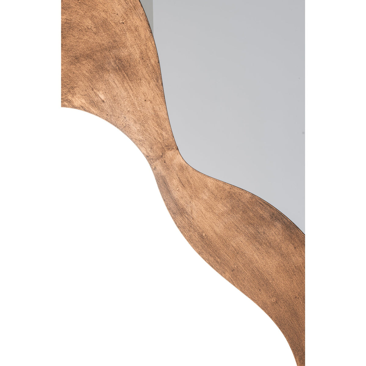Miroir mural en fer bronze J-Line