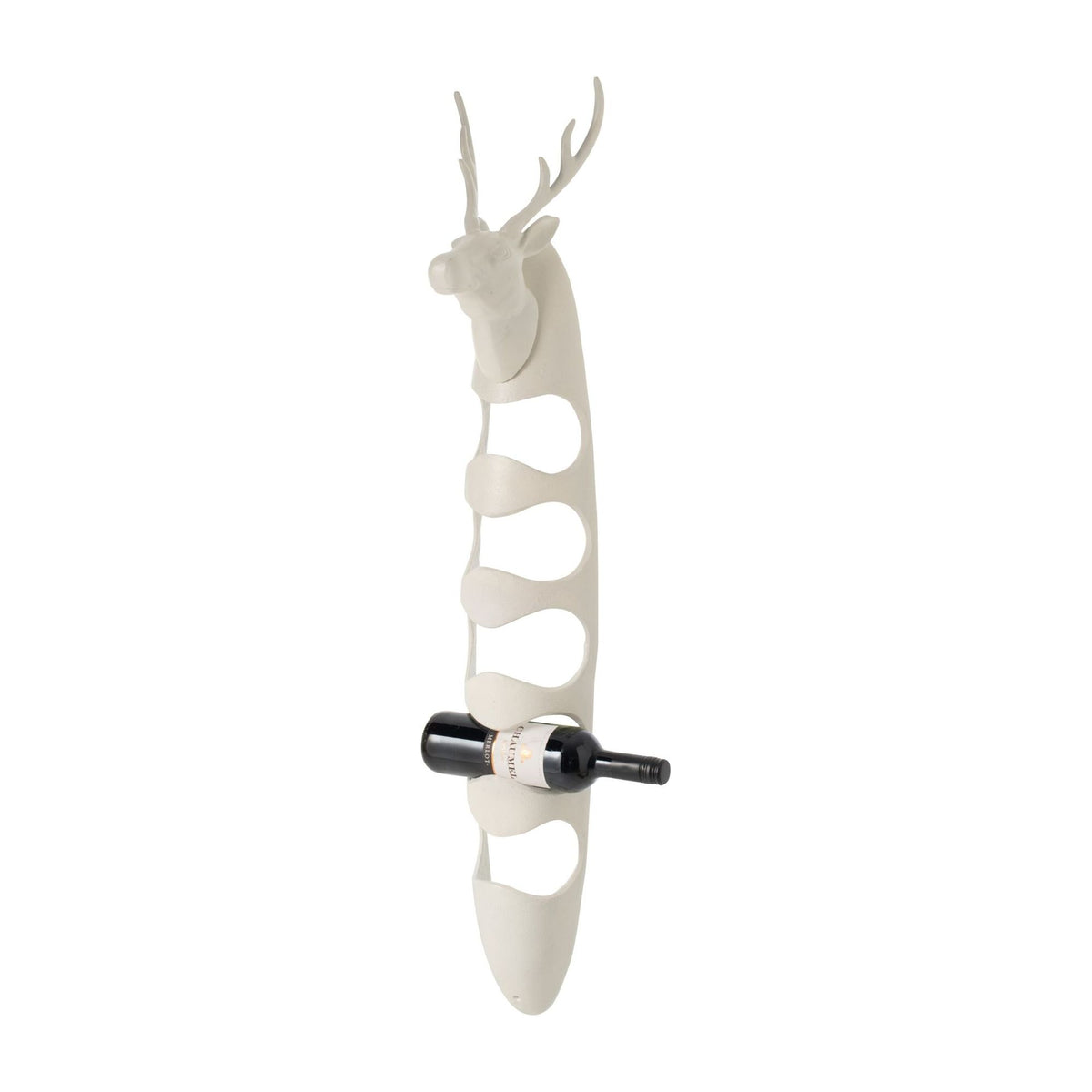 Casier à vin Cerf Aluminium Blanc Cassé J-Line