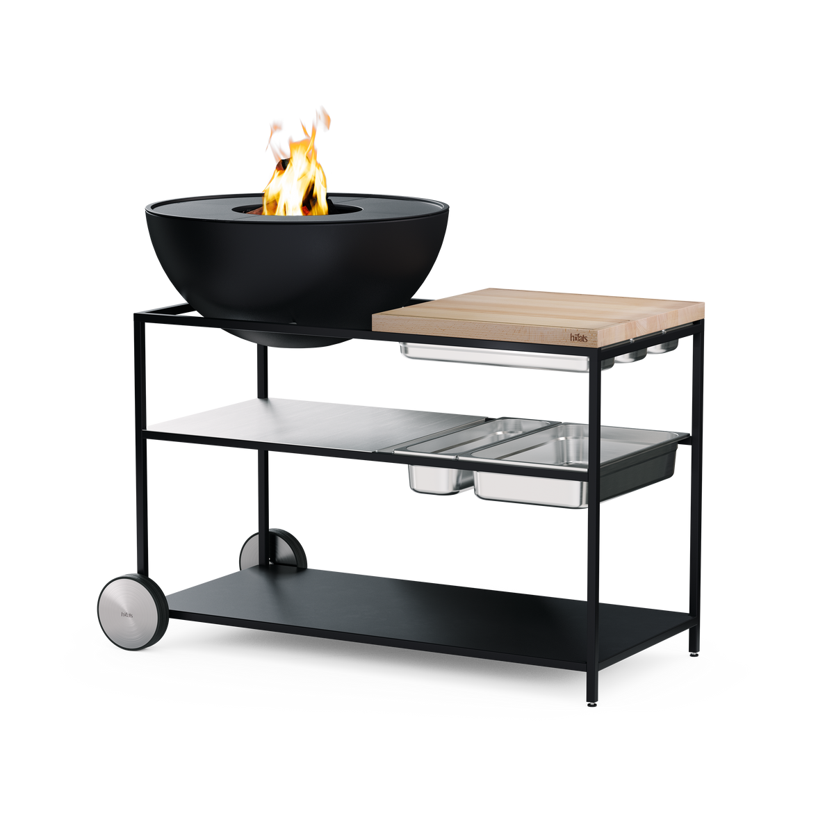 Fire Kitchen BBQ avec Höfats Bowl 70 Cuisine d&