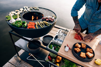 Fire Kitchen BBQ avec Höfats Bowl 70 Cuisine d&