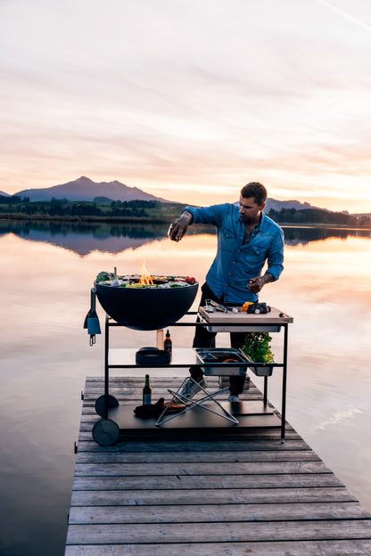 Fire Kitchen BBQ avec Höfats Bowl 70 Cuisine d&