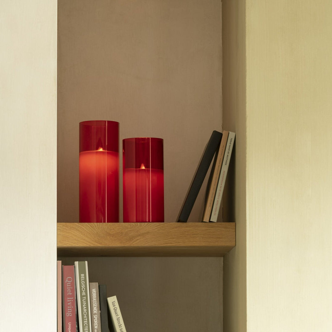 Ampoule LED Verre Scintillant Rouge Moyen