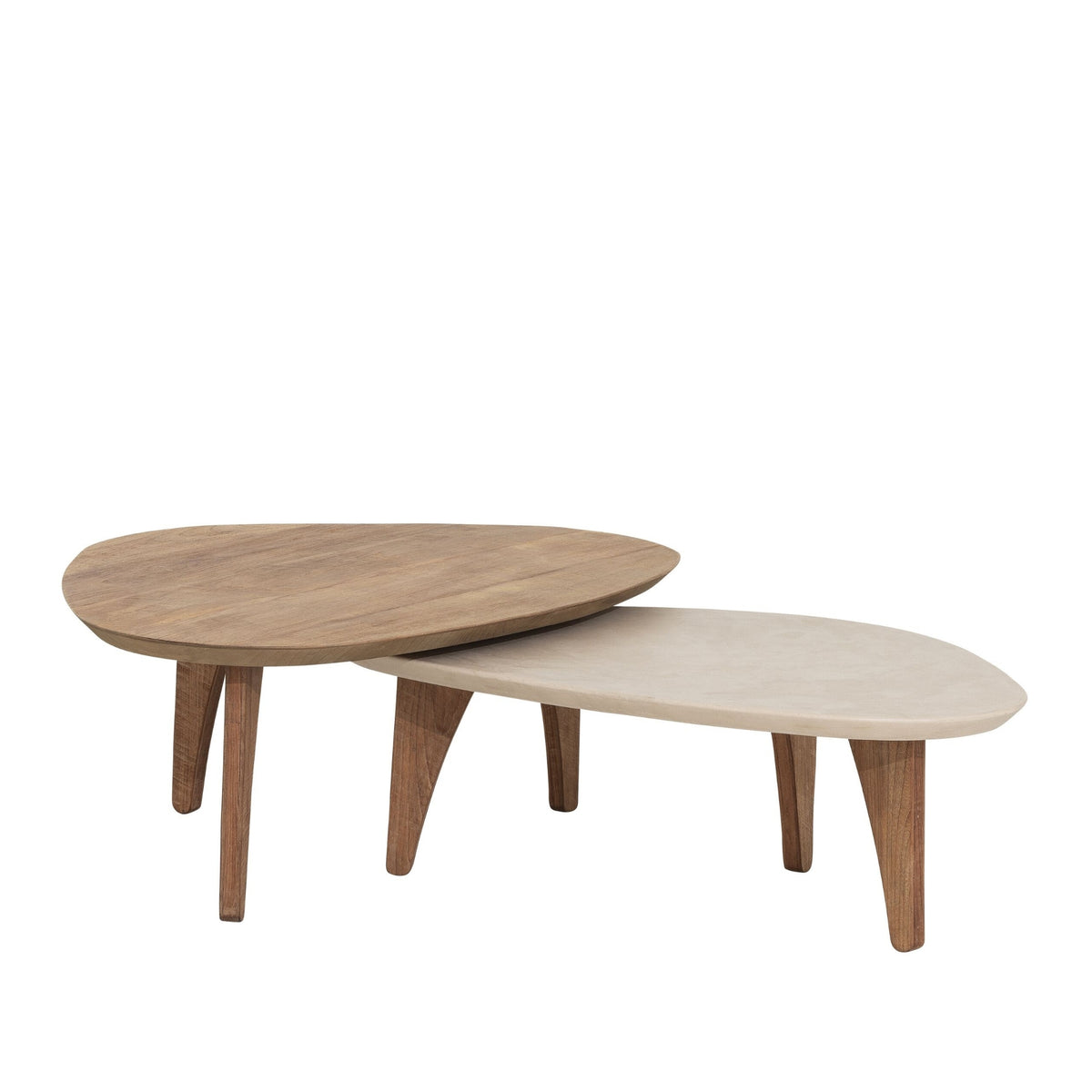 DTP Home Bliss mortex Table basse Pebble