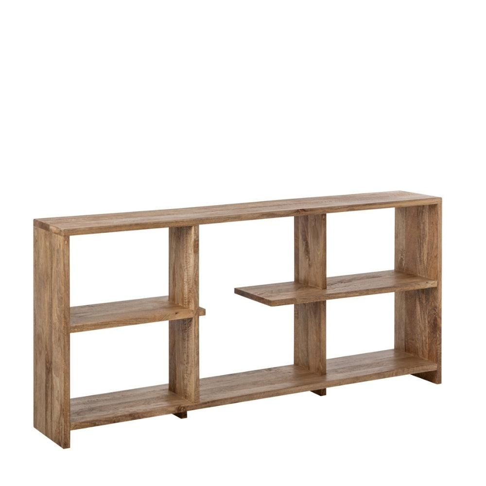 Bibliothèque en bois de manguier naturel J-Line