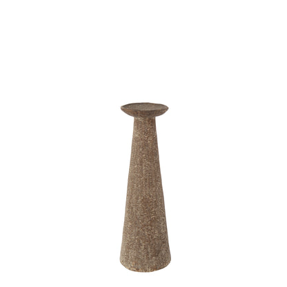Lot de 2 bougeoirs bruns J-Line