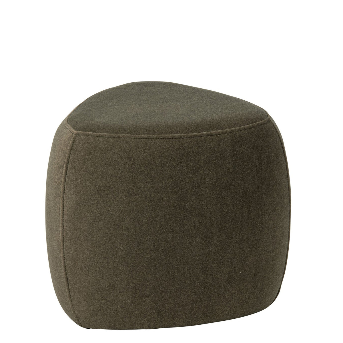 Pouf Triangle Multiplex/Tissu Vert foncé J-Line