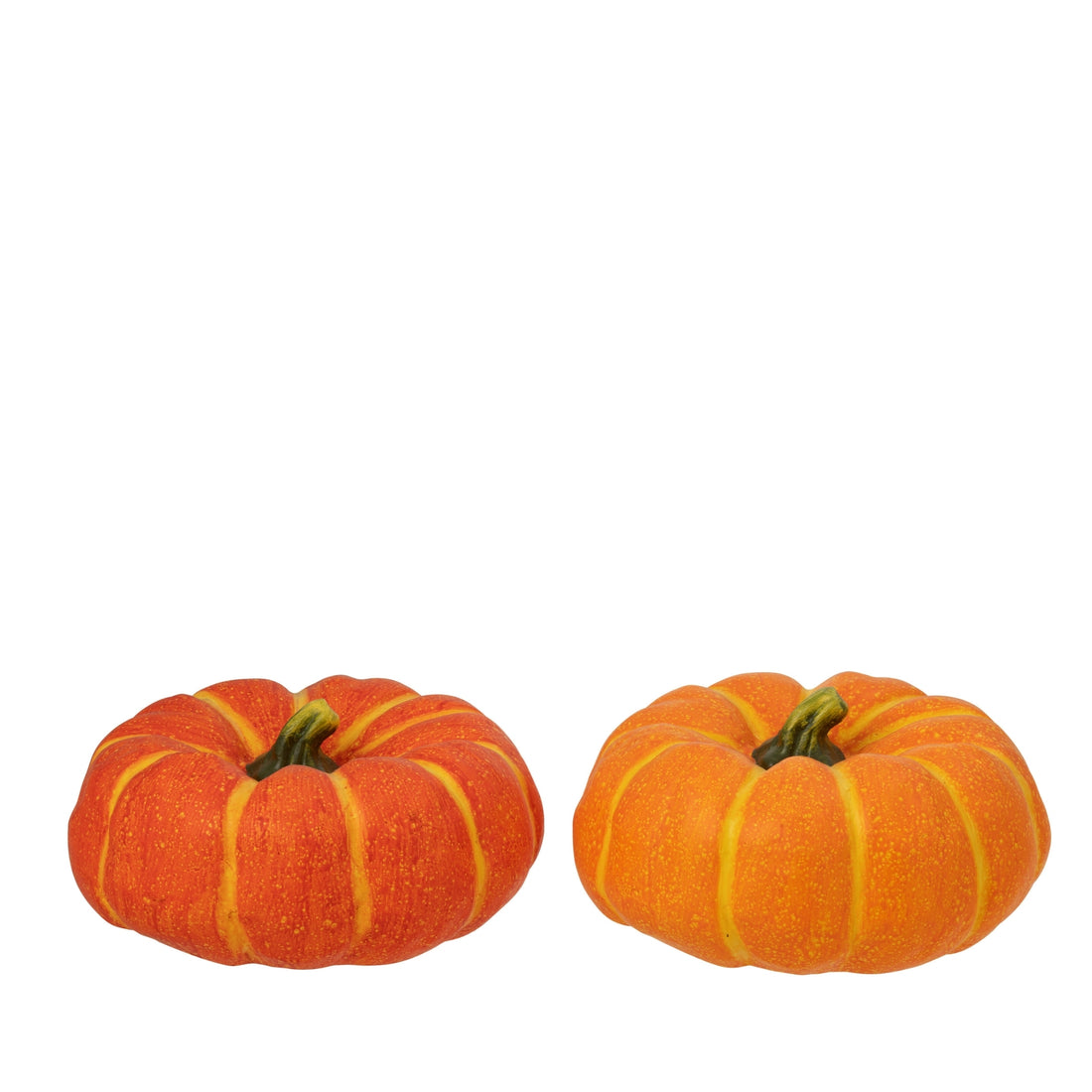 Citrouille Automne Magnésium Orange/Orange foncé J-Line Lot de 2