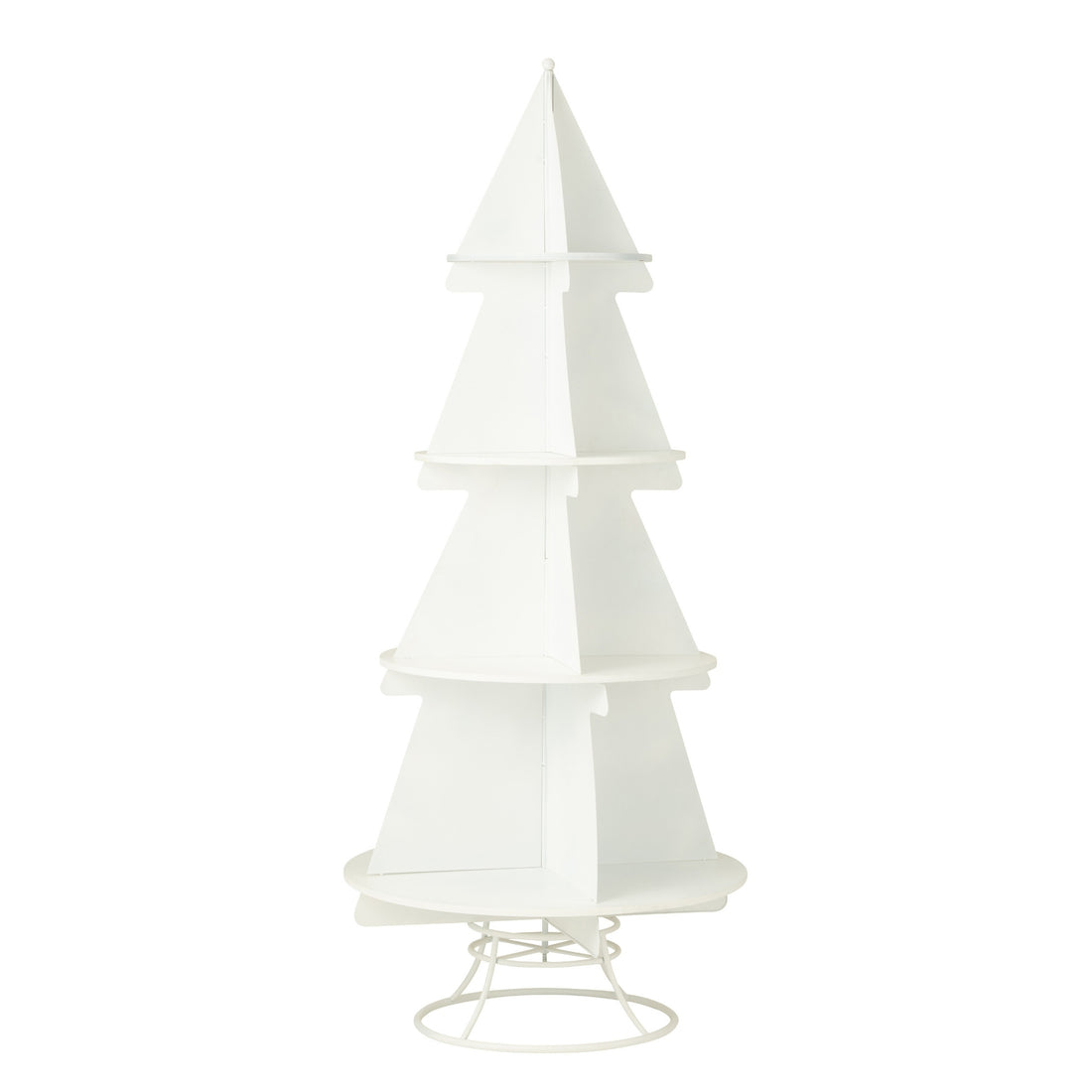 Sapin de Noël Display Métal Blanc Large J-Line