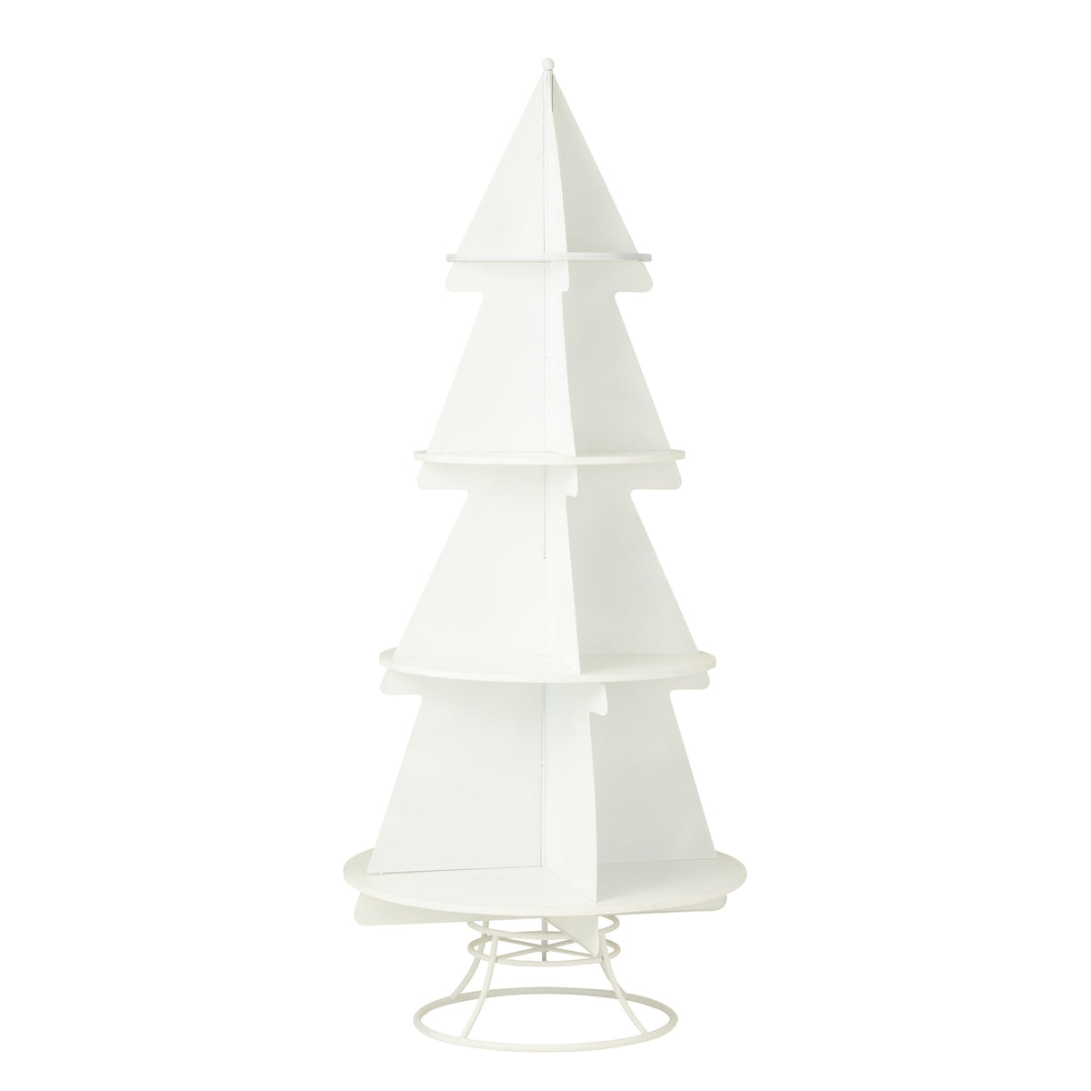 Sapin de Noël Display Métal Blanc Large J-Line