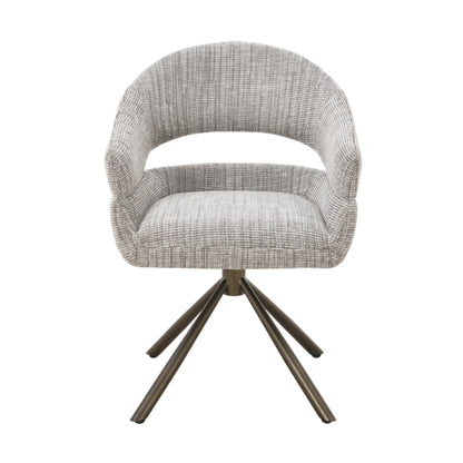 MUST Living Chaise de salle à manger pivotante Clooney Beige