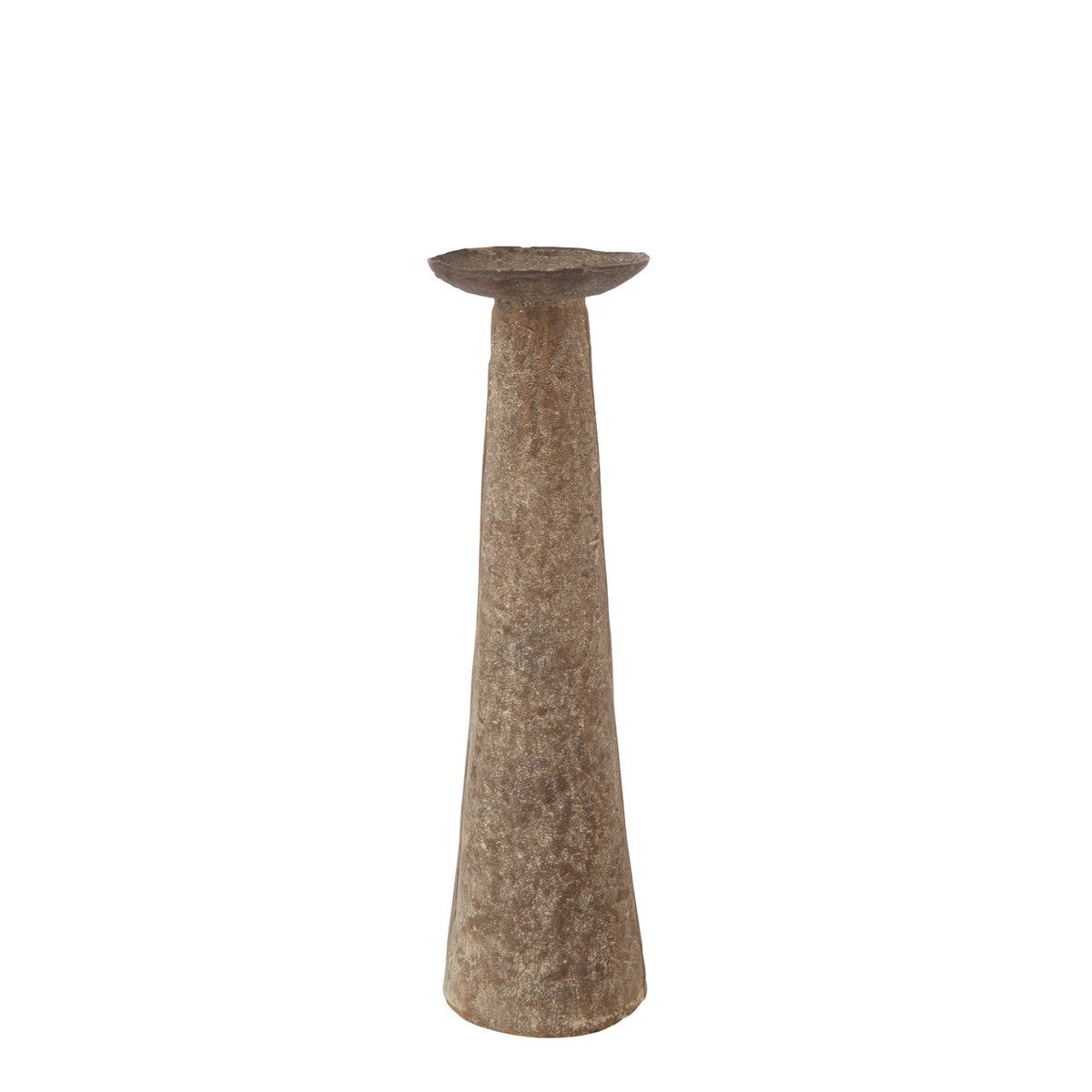Lot de 2 bougeoirs bruns J-Line