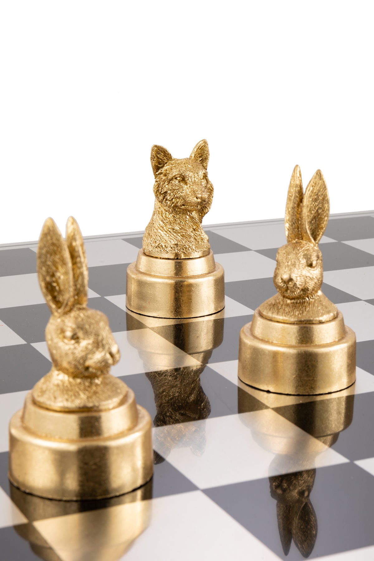 Jeu d’échecs Animaux Polyrésine Mix J-Line