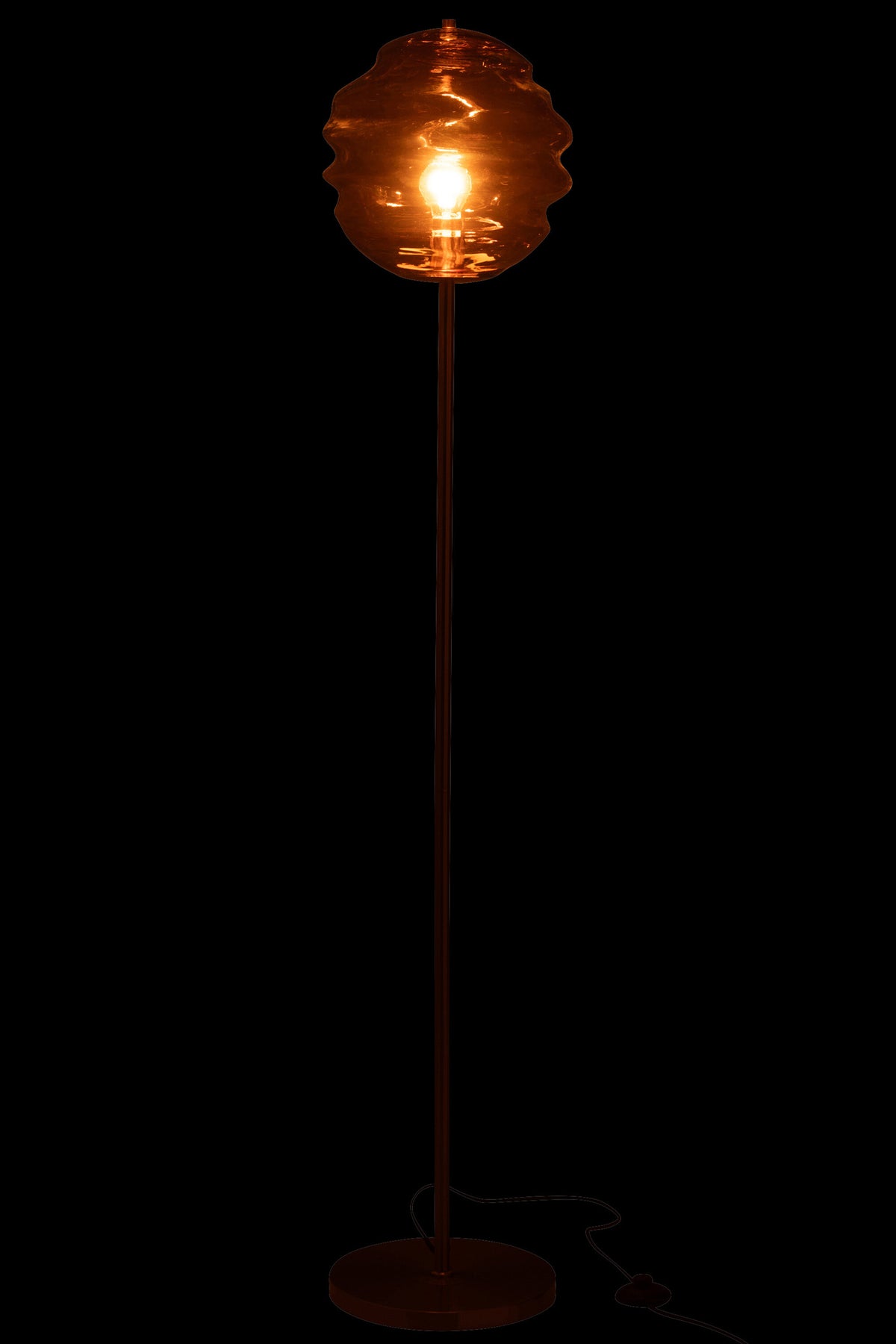 Lampadaire Verre Marron H156cm J-Line