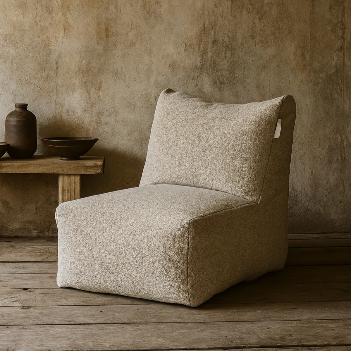 Fauteuil lounge Japandi SeatXL Shitake - Laui Lounge™