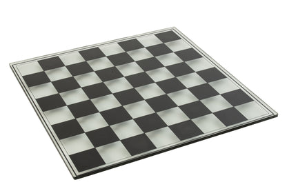 Jeu d’échecs Plateay en polyrésine blanc/doré J-Line