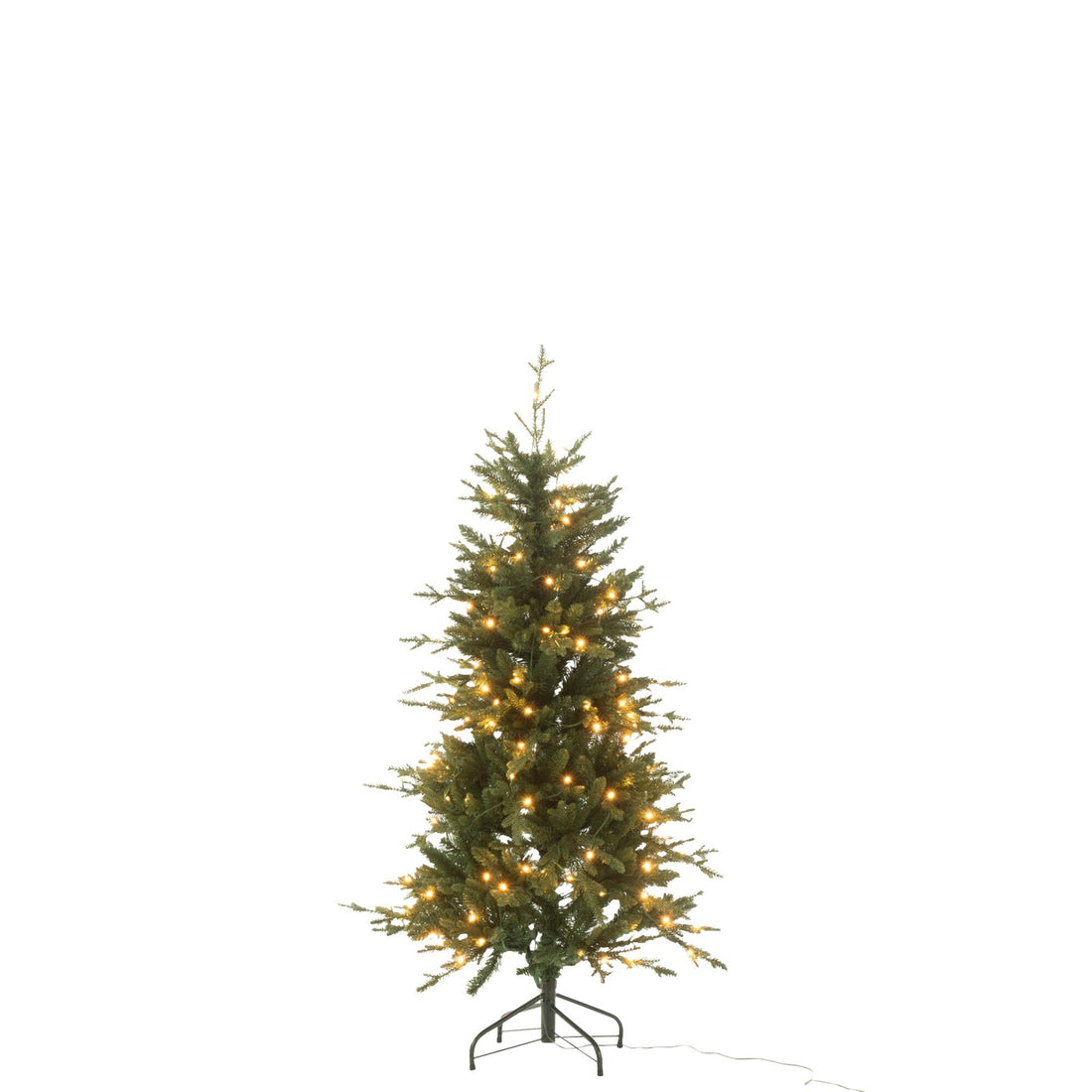 Sapin de Noël artificiel 160 LED vert foncé petit J-Line
