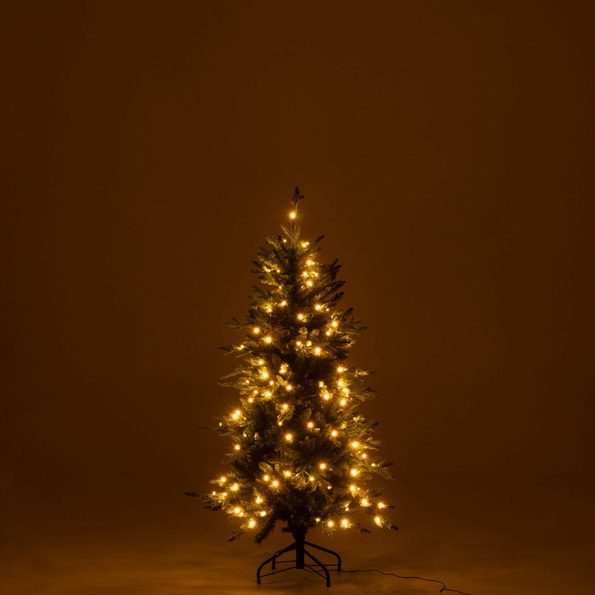 Sapin de Noël artificiel 160 LED vert foncé petit J-Line