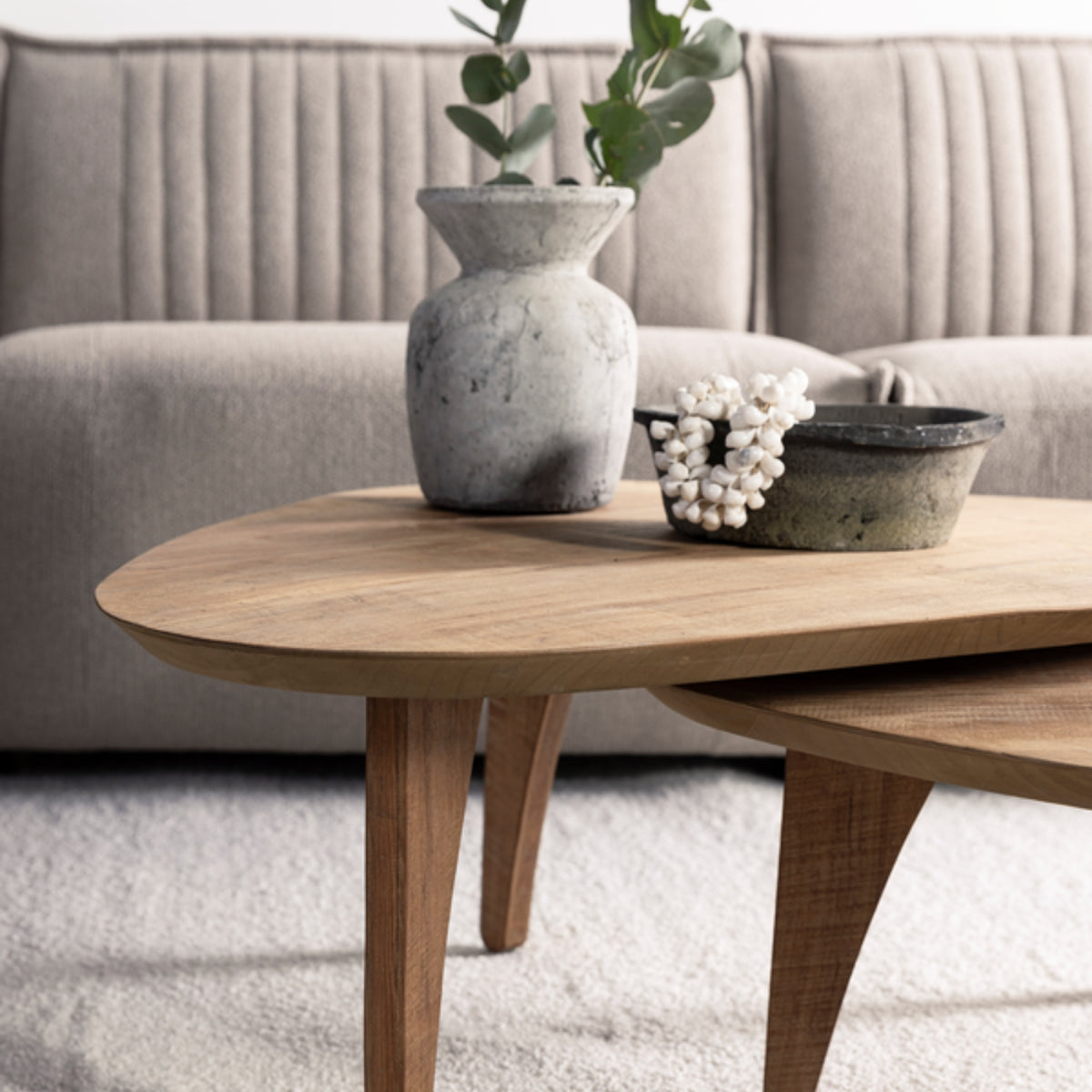DTP Home Bliss Table basse Pebble Teck