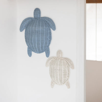 Décoration murale Tortue Fer Bleu clair Large J-Line
