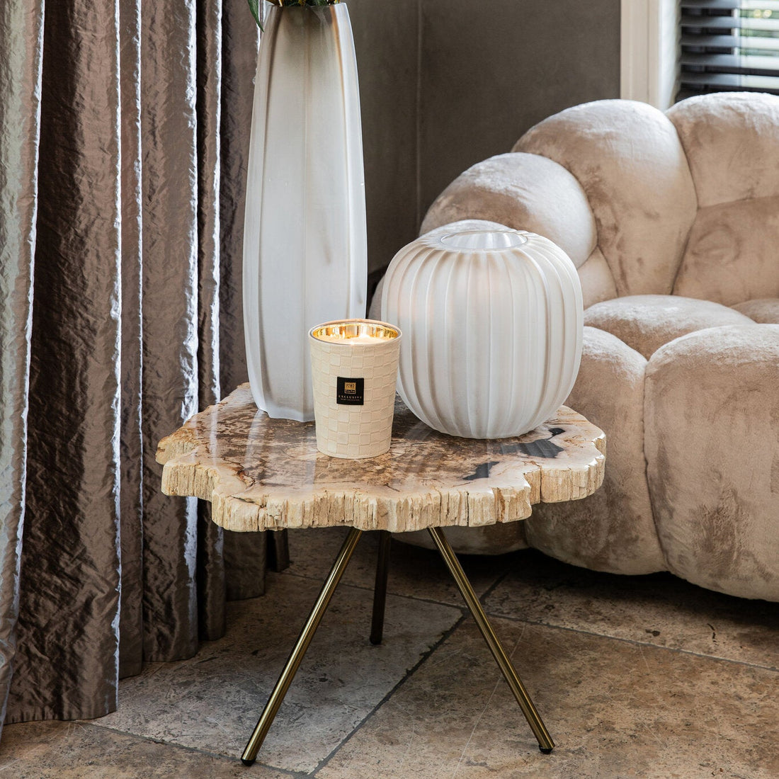Table basse New Khine crème PTMD