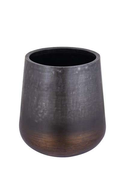 Nouska Casserole en Aluminium Noir à Fond en Cuivre M PTMD