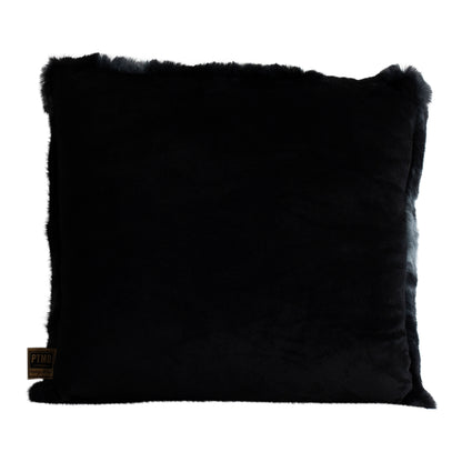 Coussin Linde Velours Noir 45x45cm PTMD