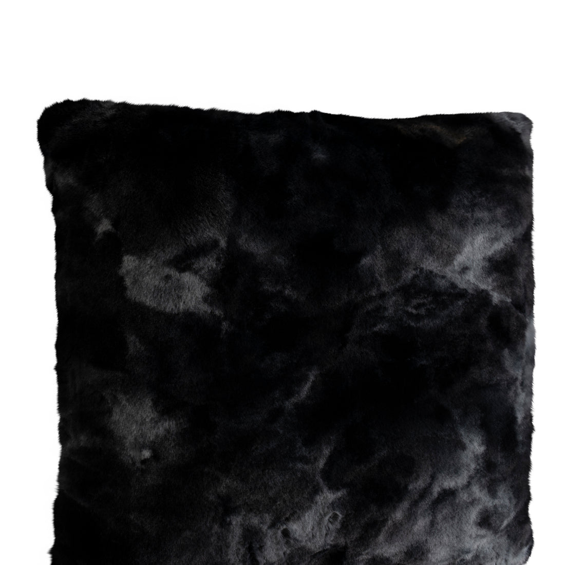 Coussin Linde Velours Noir 60x60cm PTMD