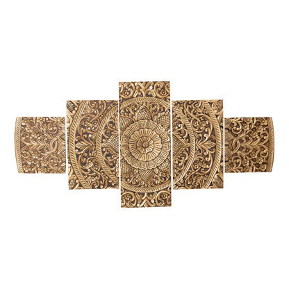 Panneau mural Sharlene - 180x90cm - MDF - Or PTMD