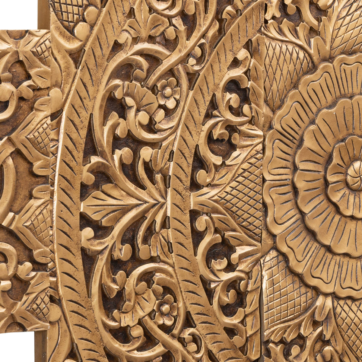 Panneau mural Sharlene - 180x90cm - MDF - Or PTMD
