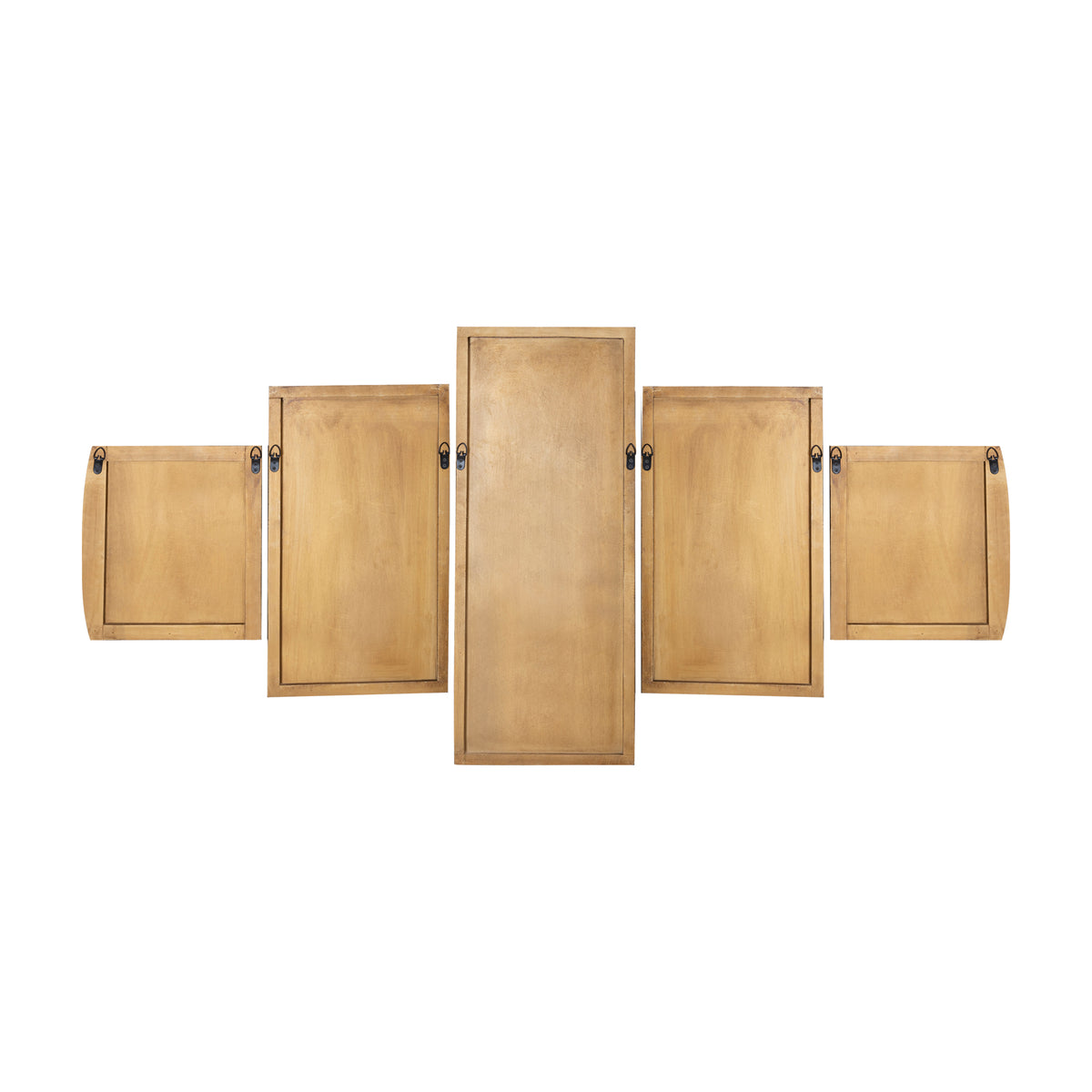 Panneau mural Sharlene - 180x90cm - MDF - Or PTMD