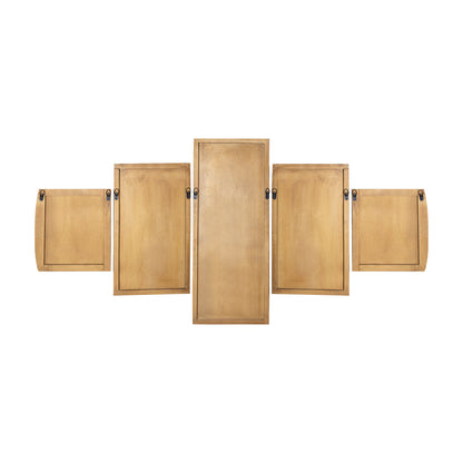 Panneau mural Sharlene - 180x90cm - MDF - Or PTMD