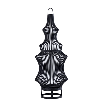 Tobin Lanterne - 23x23x60 cm - Fer - Noir PTMD