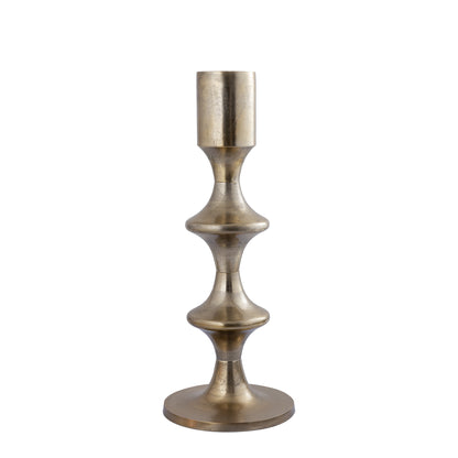Taika Gold languettes basses rondes en aluminium pour bougie H73cm PTMD