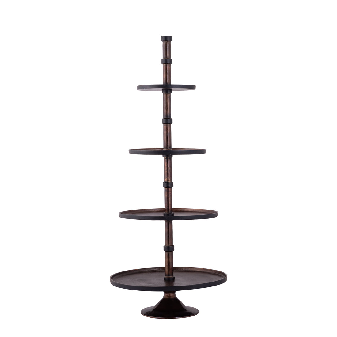 Étagère ronde en aluminium Glinda Copper L PTMD