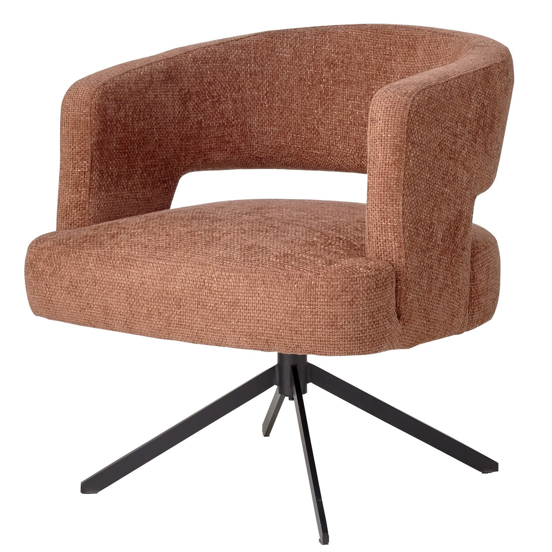 Chaise de salle à manger Baldr Rust legacy6 deepterra pied noir 1 PTMD