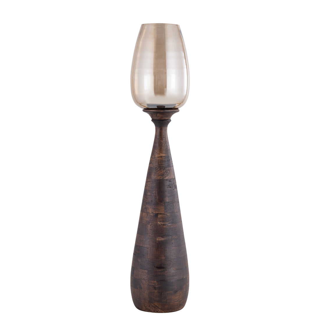 Midi Bois de manguier Stormlight Ver fumé marron Moyen PTMD
