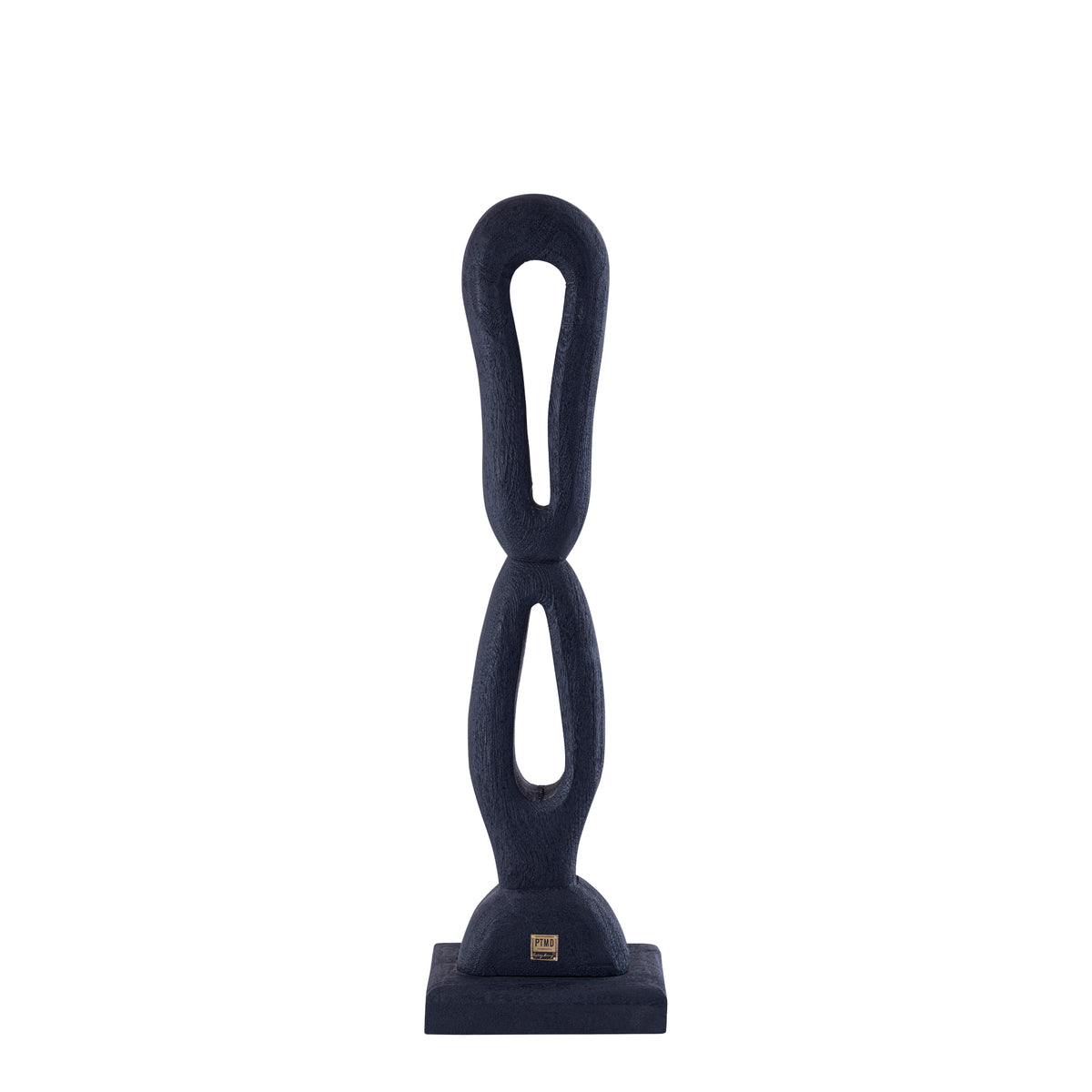 Rhyce Black statue en bois de manguier figure ouverte S PTMD