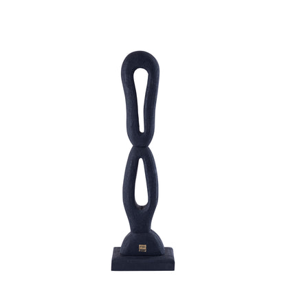 Rhyce Black statue en bois de manguier figure ouverte S PTMD